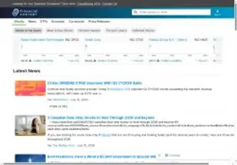 Скріншот financialcontent com