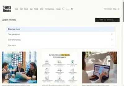 Превʼю fontsarena com