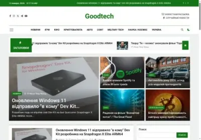Превʼю goodtech com ua