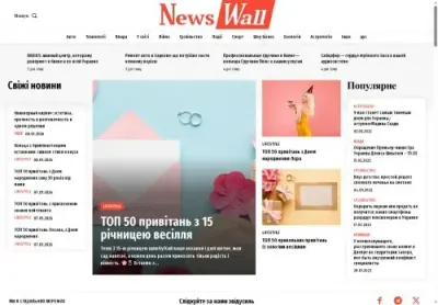 Превʼю newswall com ua