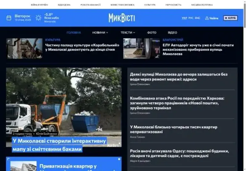 Скріншот nikvesti com