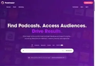 Превʼю podchaser com