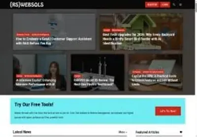 Превʼю rswebsols com