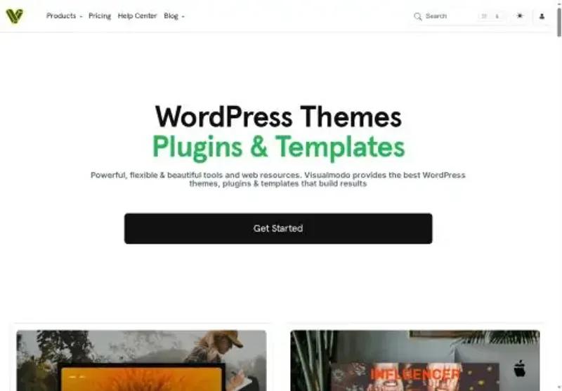 Скріншот visualmodo com